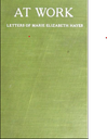 Her published letters to her mother