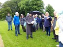 Members enjoying the tour of Borris House