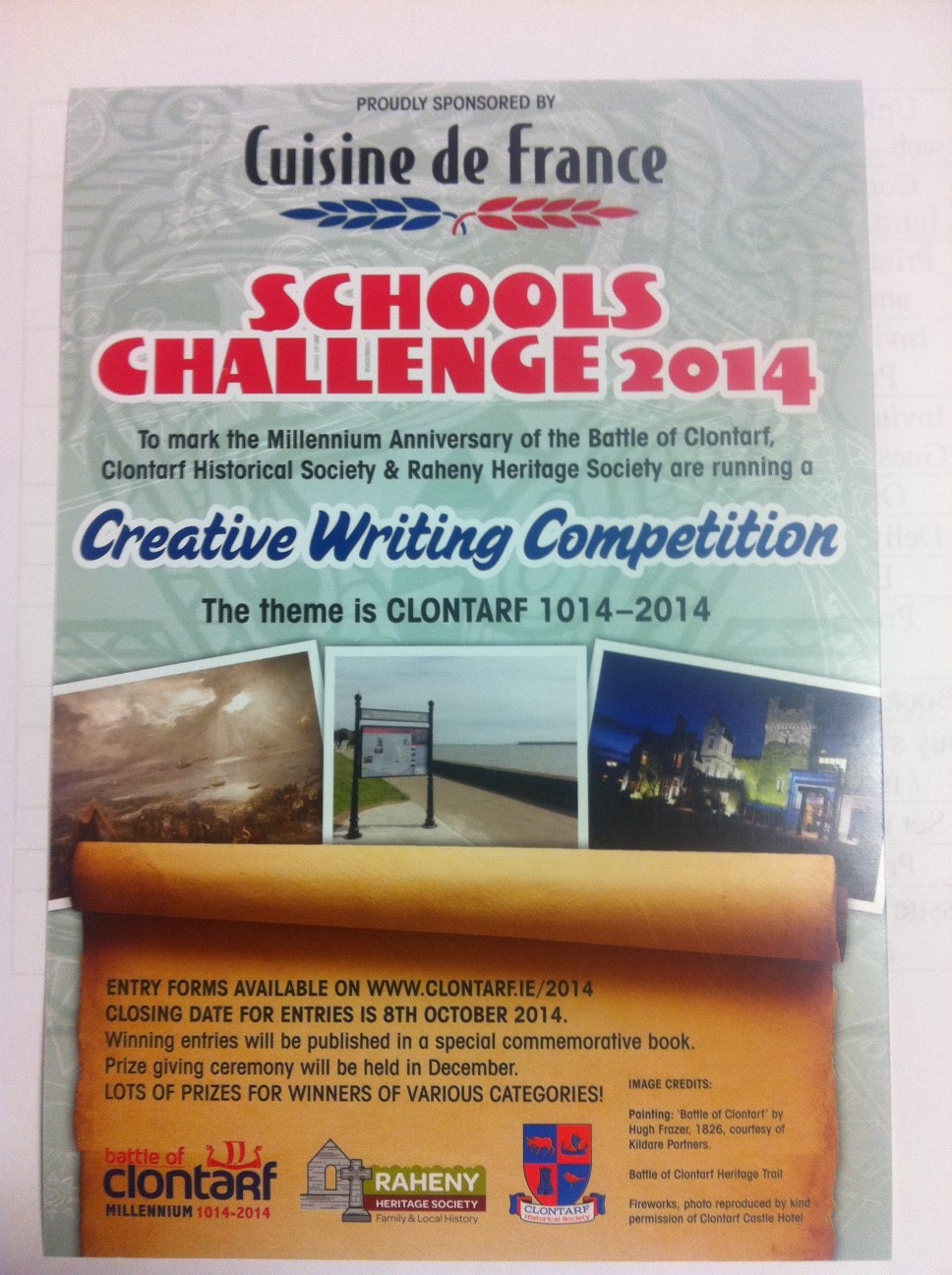 Battle of Clontarf - Schools Creative Writing Competition